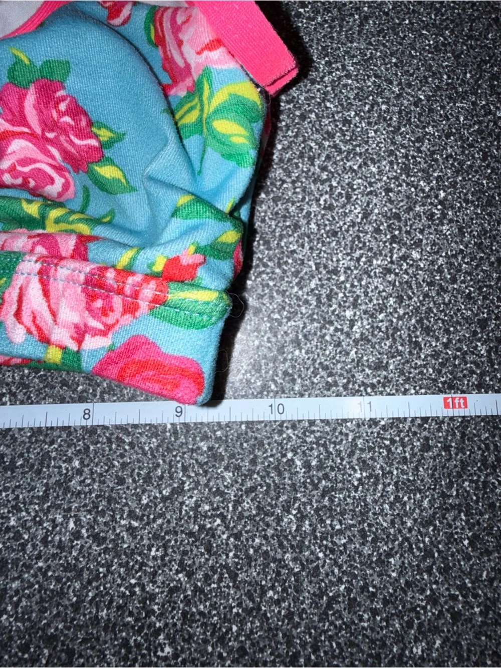 Betsey Johnson for Capezio Girls Floral Blue & Pink Dance Set Size M (10/12)